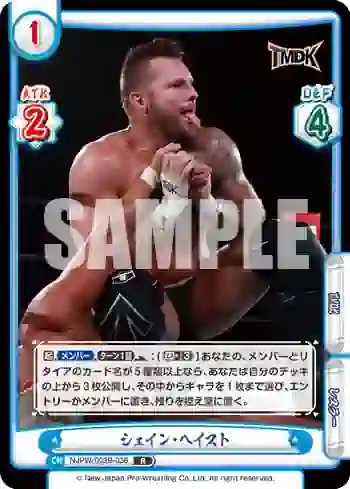 NJPW/003B-036 R シェイン・ヘイスト