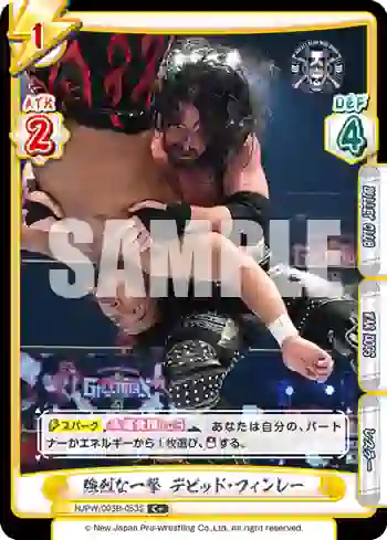 NJPW/003B-053S C+ 強烈な一撃 デビッド・フィンレー