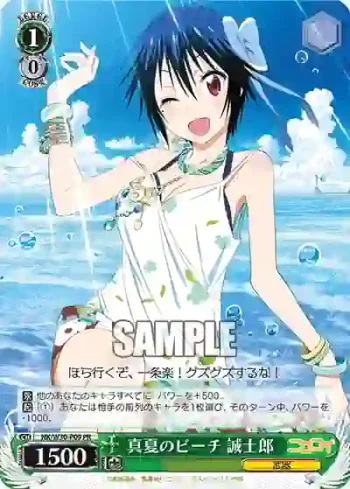 NK/W30-P09 PR 真夏のビーチ 誠士郎