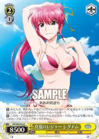 NR/W58-014 C 真夏のレジャー シグナム