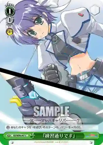 NS/W04-047 C 『練習通りです』
