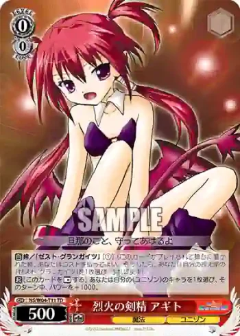 NS/W04-T11 TD 烈火の剣精アギト