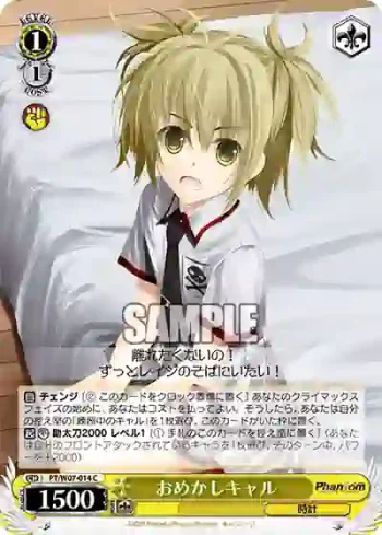 PT/W07-014 C おめかしキャル