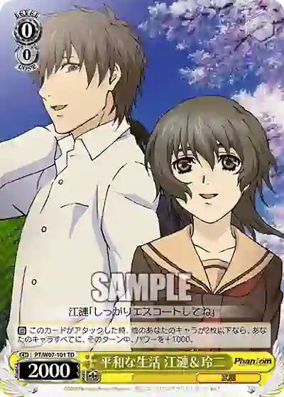 pt_w07_101 PT/W07-101 TD 平和な生活 江漣&玲二