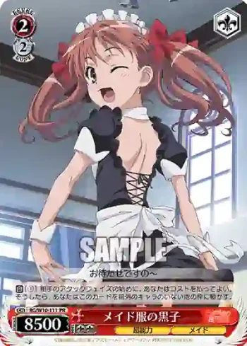 RG/W10-111 PR メイド服の黒子