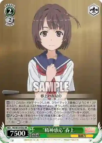 RG/W13-026 RR “精神感応”春上