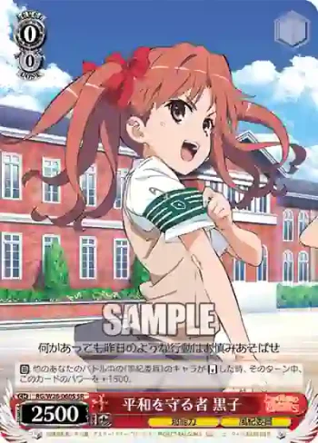 RG/W26-060S SR 平和を守る者 黒子