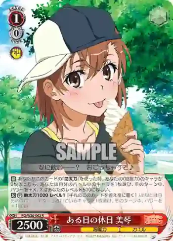 RG/W26-062 R ある日の休日 美琴