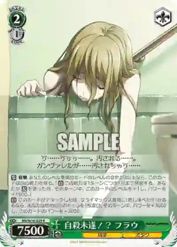 RN/W16-029 R 自殺未遂！？ フラウ