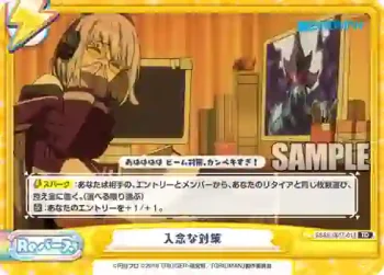 SSSS/001T-013 TD 入念な対策