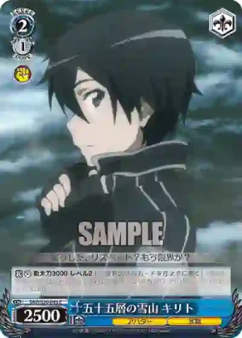 SAO/S20-093 C 五十五層の雪山 キリト