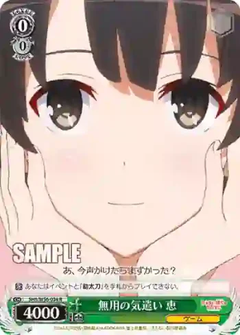 SHS/W56-034 R 無用の気遣い 恵