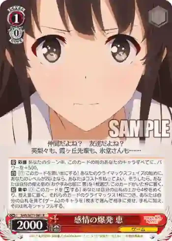 SHS/W71-061 R 感情の爆発 恵