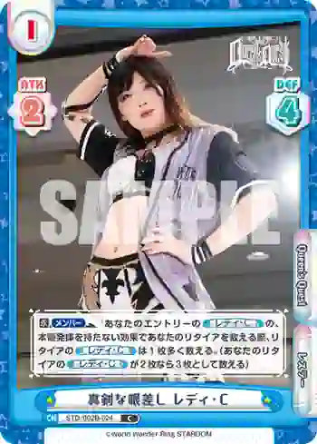 STD/002B-024 C 真剣な眼差し レディ・Ｃ
