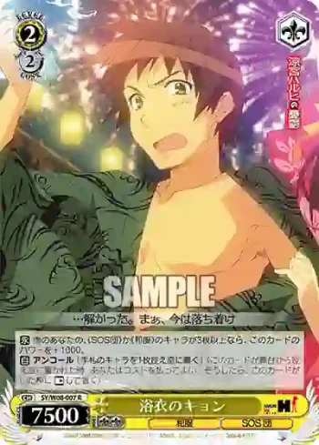 SY/W08-007 R 浴衣のキョン
