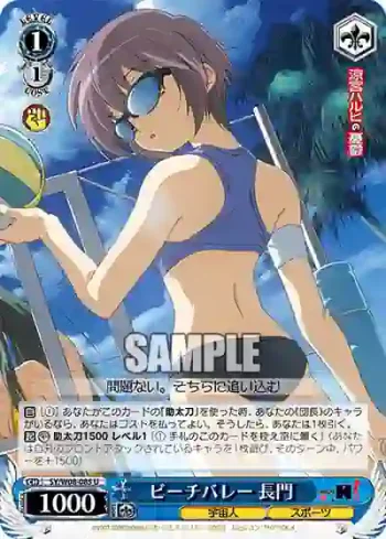 SY/W08-085 U ビーチバレー 長門