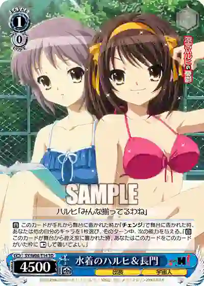 sy_w08_t14 SY/W08-T14 TD 水着のハルヒ&長門