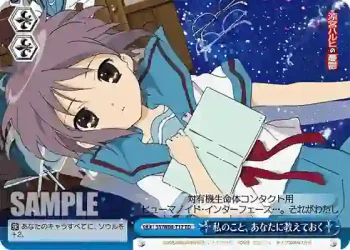 SY/W08-T17 TD 私のこと、あなたに教えておく