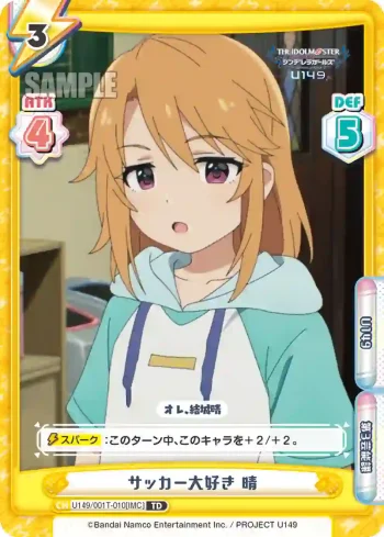 U149/001T-010[IMC] TD サッカー大好き 晴