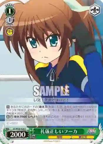 VS/W50-026 C 礼儀正しいフーカ