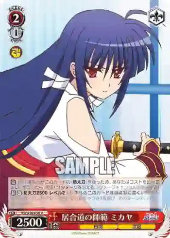 VS/W50-050 U 居合道の師範 ミカヤ