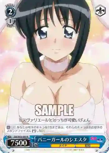 ZM/W03-081 R バニーガールのシエスタ