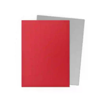 [AT-15072]Dragon Shield 顏色卡套 Crimson & Silver - Matte Dual Sleeves – Standard Size