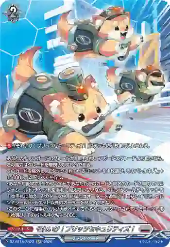 DZ-BT15/SR23 それいけ！ブリッツセキュリティズ！