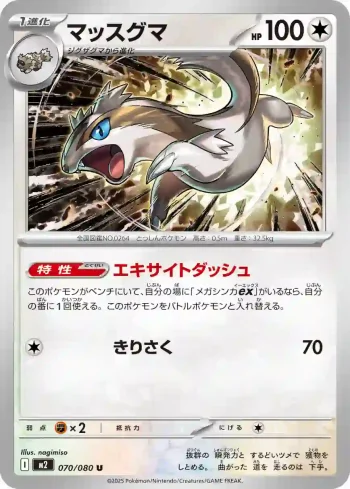 M2 070 / 080 マッスグマ(拡張パック「インフェルノX」)