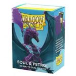 [AT-15069]Dragon Shield 顏色卡套 Black & Gold - Matte Dual Sleeves – Standard Size