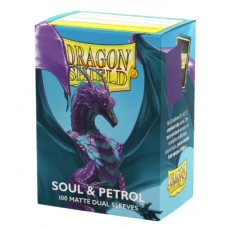 [AT-15070]Dragon Shield 顏色卡套 Soul & Petrol - Matte Dual Sleeves – Standard Size