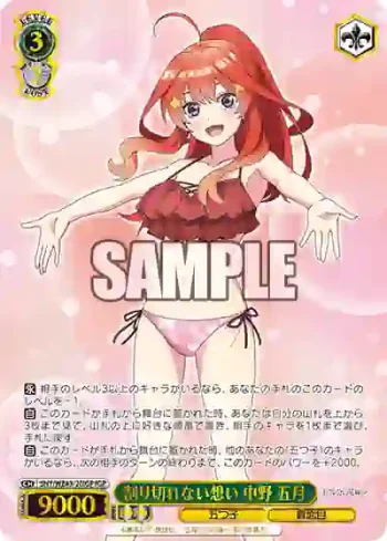 5HY/WE43-20IGP IGP 割り切れない想い 中野 五月