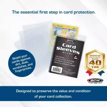 [1-SSLV]Standard Card Sleeves【BCW】