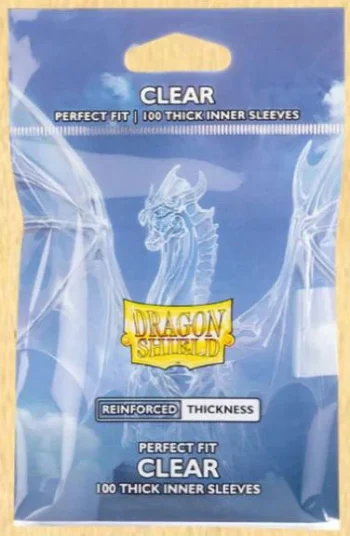 [AT-13004]Dragon Shield 內層卡套 Clear - Thick Inner Sleeves - Standard Size