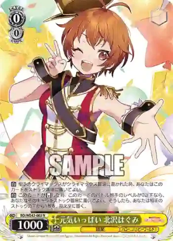 BD/WE42-003  元気いっぱい 北沢はぐみ