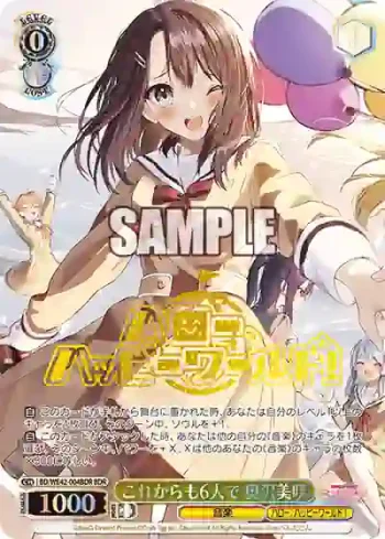 BD/WE42-004BDR  これからも6人で 奥沢美咲