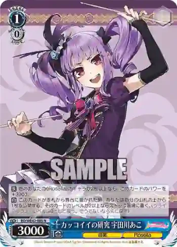 BD/WE42-085  カッコイイの研究 宇田川あこ