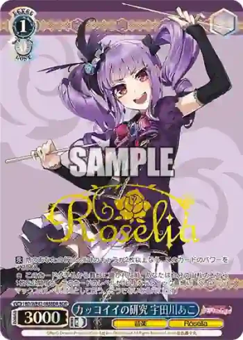 BD/WE42-085BDR  カッコイイの研究 宇田川あこ