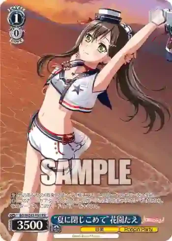 BD/WE42-P91  “夏に閉じこめて”花園たえ