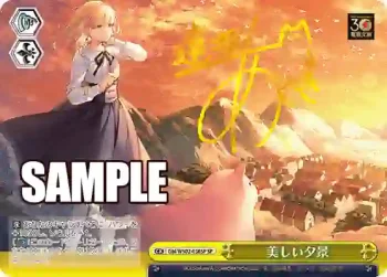 (簽名)Gbl/WS02-036SP SP 美しい夕景