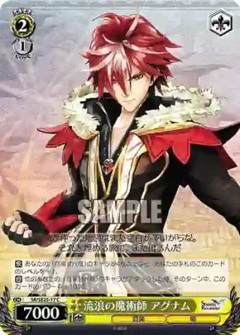 SR/SE25-17 C 流浪の魔術師 アグナム
