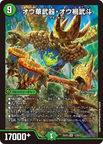 DM25EX1-012 SR オウ華武器・オウ禍武斗