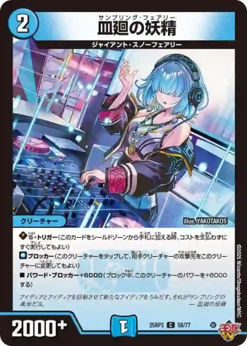 DM25RP3-058 C 皿廻の妖精