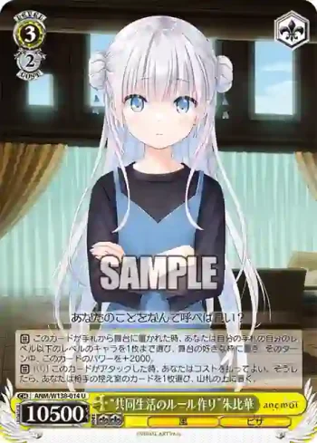 ANM/W138-014 U “共同生活のルール作り”朱比華