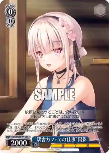ANM/W138-091S SR “駅舎カフェでの仕事”陽彩