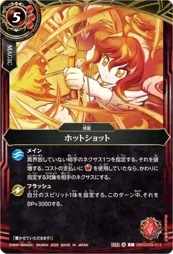 26RSD09-013 C ホットショット(26RSD09收錄/2026年度版)