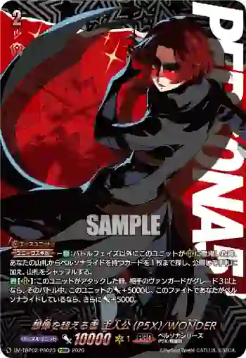 DZ-TBP02/PS023 想像を超える者 主人公(P5X)/WONDER