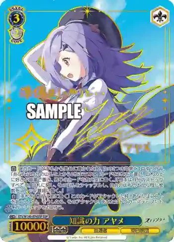 (簽名)STS/W140-076SSP SSP 知識の力 アヤメ